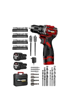 Dragro DRG-168 Pro 16.8V K Çift Akü Çelik Mandren Kömürsüz Motor Şarjlı Matkap Akülü Vidalama Dragro DRG-168 Pro 16.8V K Çift Akü Çelik Mandren Kömürsüz Motor Şarjlı Matkap Akülü Vidalama