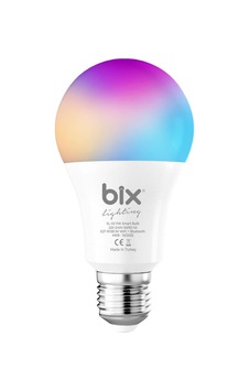 Bix Sl-02 Aura Çok Renkli 11w Rgb Wifi-bluetooth Uzaktan Kontrollü Akıllı Ampul Sku: Mır8690010216175 Diğer Bix Sl-02 Aura Çok Renkli 11w Rgb Wifi-bluetooth Uzaktan Kontrollü Akıllı Ampul Sku: Mır8690010216175 Diğer