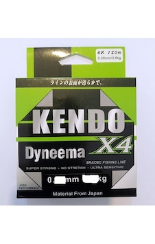 Kendo Dynema 4 Örgü 0,06Mm 120Mt Yeni(Green) Kendo Dynema 4 Örgü 0,06Mm 120Mt Yeni(Green)