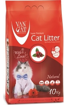 Vancat Natural Cat Litter İnce Taneli Kedi Kumu 10 KG