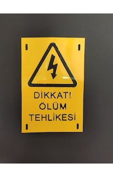 ✅Dikkat Ölüm Tehlikesi Levhası Metal ✅Dikkat Ölüm Tehlikesi Levhası Metal