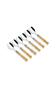 Rivadossi Bamboo Krem 6'lı Dondurma Kaşığı Krem Rivadossi Bamboo Krem 6'lı Dondurma Kaşığı Krem