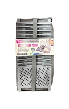 Organizerli Bulaşık Matı Sarı