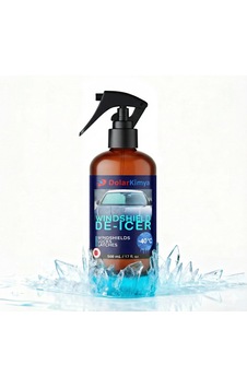 Araba Oto Cam Buz Çözücü Solüsyon 500 Ml -40 Derece Profesyonel Buz Çözücü Deicer Şeffaf