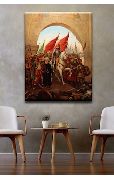 Osmanlı Istanbul Fetih Kanvas Tablo
