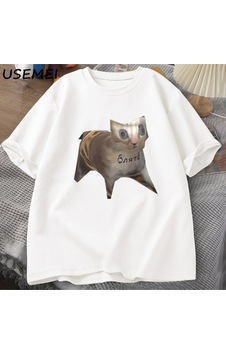 Flood Of Style Rus Kedi Meme T-shirt Komik Grafik Baskı Kedi T Shirt Kadın Erkek Rahat Pamuk T-shirt Unisex Beyaz Flood Of Style Rus Kedi Meme T-shirt Komik Grafik Baskı Kedi T Shirt Kadın Erkek Rahat Pamuk T-shirt Unisex Beyaz