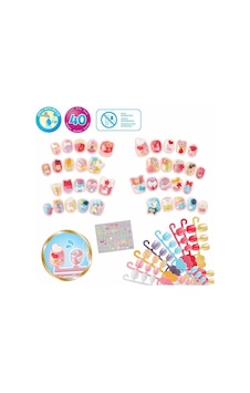 35059 Aquabeads Kalpler Ve Kurdeleler - Yedek Tırnak Paketi +4 Yaş Çok Renkli