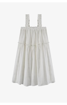 Penti Beyaz Kız Çocuk White Texture Elbise Penti Beyaz Kız Çocuk White Texture Elbise