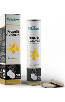 Aksu Vital Shiffa Home Propolis & C Vitamini 20 Tablet Aksu Vital Shiffa Home Propolis & C Vitamini 20 Tablet