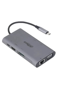 Dahua Dh-tc39 9 İn 1 Usb 3.1 Type-c To Usb 3.0 + Hdmı + Rj45 + Vga + Sd/tf +pd Docking Station