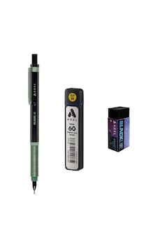 Adel Blackline Metal Gövdeli Versatil Kalem 0.7 Mm Yeşil-siyah + Prıme 0,7 Uç 60'lı + Silgi Adel Blackline Metal Gövdeli Versatil Kalem 0.7 Mm Yeşil-siyah + Prıme 0,7 Uç 60'lı + Silgi