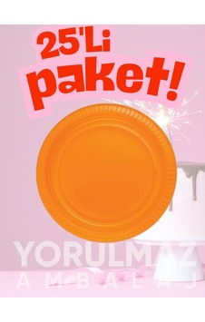 Rainbow Turuncu Plastik Tabak 25 Adet Canlı & Dayanıklı Kullan-at Açık Mavi Rainbow Turuncu Plastik Tabak 25 Adet Canlı & Dayanıklı Kullan-at Açık Mavi