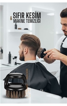 At Kılı Fade Fırça Berberler İçin Sıfır Kesim Ve Makine Temizleme Fırçası