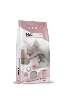 ProClean Bebek Pudrası Kokulu Kalın Taneli Topaklanan Bentonit Kedi Kumu 10 L
