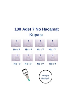 Kupasan Hacamat Kupa Seti No:7 100'lü Kupasan Hacamat Kupa Seti No:7 100'lü