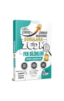 8. Sınıf Lgs Fen Bilimleri Zoom Serisi Çıkması Muhtemel Soru Bankası Günay Yayınları 8. Sınıf Lgs Fen Bilimleri Zoom Serisi Çıkması Muhtemel Soru Bankası Günay Yayınları