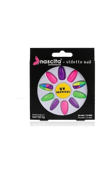Nascita Stiletto Takma Tırnak Neon Desing Nascita Stiletto Takma Tırnak Neon Desing