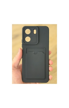 Fibaks Redmi 13c-poco C65 Uyumlu Kılıf Kamera Korumalı Arkası Kartlıklı Cüzdanlı Tuşlu Siyah Silikon Kapak Fibaks Redmi 13c-poco C65 Uyumlu Kılıf Kamera Korumalı Arkası Kartlıklı Cüzdanlı Tuşlu Siyah Silikon Kapak