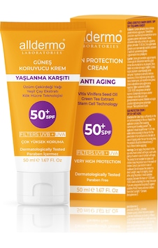 Alldermo Güneş Koruyucu Krem SPF 50+ 50 ML Alldermo Güneş Koruyucu Krem SPF 50+ 50 ML