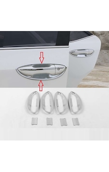 Toyota Corolla Uyumlu 2013 2018 Dış Kapı Kolu İç Kaplama Abs Krom