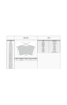 Fren Balatası Arka Vw Passat-golf 4 Bora Megane 15mm 87-96 20961 Fren Balatası Arka Vw Passat-golf 4 Bora Megane 15mm 87-96 20961
