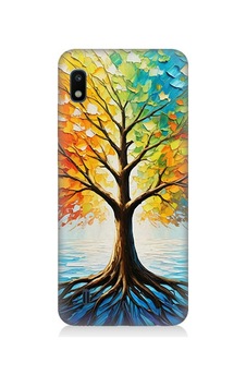 Samsung Galaxy A10 Uyumlu Renk Renk Mevsim Ağacı Desenli Silikon Kılıf Çok Renkli Samsung Galaxy A10 Uyumlu Renk Renk Mevsim Ağacı Desenli Silikon Kılıf Çok Renkli