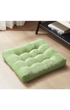 Rual Kadife Döşemelik Kumaştan Yer Pufu Sandalye Minderi Yer Minderi 60x60 Cm Açık Yeşil Rual Kadife Döşemelik Kumaştan Yer Pufu Sandalye Minderi Yer Minderi 60x60 Cm Açık Yeşil