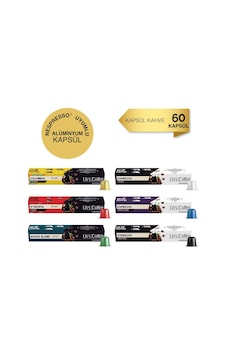 Livy Coffee Alüminyum Kapsül Nespresso® Uyumlu Kapsül Kahve 6 x 10'lu