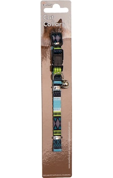 Depomıx Eastland Klipsli Örgü Baskılı Kedi Tasması 22-30cm Depomıx Eastland Klipsli Örgü Baskılı Kedi Tasması 22-30cm