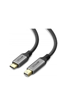 Lexroo Qg-ua14 Type-c To Mini Display Port Kablo - Siyah Lexroo Qg-ua14 Type-c To Mini Display Port Kablo - Siyah