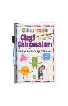 Çıkartmalı Çizgi Çalışmaları Renk ve Şekillerle İlgili Aktiviteler- Ema Çocuk Çıkartmalı Çizgi Çalışmaları Renk ve Şekillerle İlgili Aktiviteler- Ema Çocuk