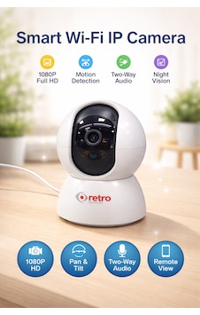 Wıfı Ip Smart Ptz 360 Kamera 1080p Bebek Evcil Hayvan Takipli Gece Görüşlü Akıllı Ev Kamerası