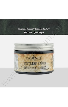 Cadence Distress Paste Eskitme Kremi 150 Ml. Çam Yeşili Cadence Distress Paste Eskitme Kremi 150 Ml. Çam Yeşili
