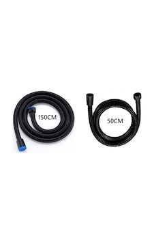 Fawer Siyah Spiral Duş Hortum Kısa Ve Uzun 150cm - 50cm Fawer Siyah Spiral Duş Hortum Kısa Ve Uzun 150cm - 50cm