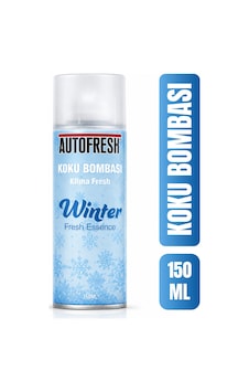 Klima Fresh Koku Bombası 150 Ml Winter Fresh Araç İçi Koku Giderici Sprey Klima Fresh Koku Bombası 150 Ml Winter Fresh Araç İçi Koku Giderici Sprey