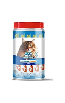 Eurogold Cat Creamy Somon - Karides Sıvı Kedi Ödül Maması 30 x 15 G Eurogold Cat Creamy Somon - Karides Sıvı Kedi Ödül Maması 30 x 15 G