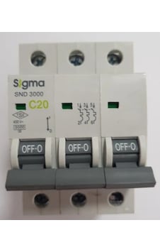 Sigma 3X20A C/3Ka W Otomatik Sigorta Sigma Sigma 3X20A C/3Ka W Otomatik Sigorta Sigma