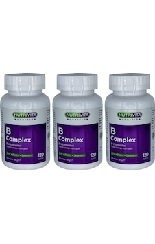 Nutrivita Nutrition Vitamin B Complex 3x120 Tablet B Vitamini Kompleks Nutrivita Nutrition Vitamin B Complex 3x120 Tablet B Vitamini Kompleks