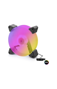 Büro Ev Ofis Bilgisayarı İçin12cm Siyah 5nesil Rgb Pc Kasa Fanı Büro Ev Ofis Bilgisayarı İçin12cm Siyah 5nesil Rgb Pc Kasa Fanı