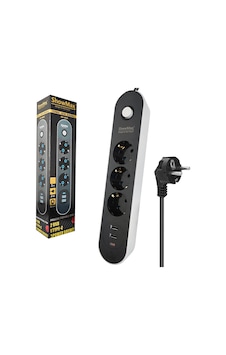 Showmax Sh-4628 3lü Akım Korumalı Priz 2 Metre Anahtarlı 10a 2500 Watt 2xusb 1xtype-c Showmax Sh-4628 3lü Akım Korumalı Priz 2 Metre Anahtarlı 10a 2500 Watt 2xusb 1xtype-c