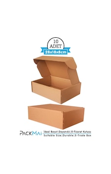 E-ticaret Kargo Kutusu 28x18x8cm 10'lu Paket Kraft 28 X 18 X 7 10'lu Taşıma Kolisi Tr Alc Ambalaj E-ticaret Kargo Kutusu 28x18x8cm 10'lu Paket Kraft 28 X 18 X 7 10'lu Taşıma Kolisi Tr Alc Ambalaj