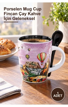 1 Adet Yöresel Porselen Kupa Bardak Porselen Mug Cup Fincan Çay Kahve İçin Geleneksel 1 Adet Yöresel Porselen Kupa Bardak Porselen Mug Cup Fincan Çay Kahve İçin Geleneksel