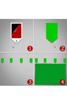 Chromakey- Green Screen- Greenbox- Yeşil Fon Perde 1.5 X 2 M Chromakey- Green Screen- Greenbox- Yeşil Fon Perde 1.5 X 2 M