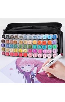 Touch Sketc 60 lı marker kalem seti çift taraflı taşınabilir çanta Touch Sketc 60 lı marker kalem seti çift taraflı taşınabilir çanta