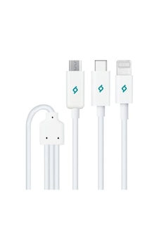 Ttec Trio Şarj Kablosu Micro Usb Ligthining Type-C - 2Dk7521B Ttec Trio Şarj Kablosu Micro Usb Ligthining Type-C - 2Dk7521B
