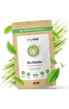 Myvial Japon Matcha Tozu 100 Gr Kagoshima Menşeli Vegan Katkısız Plastik İçermez Bitki Çayı