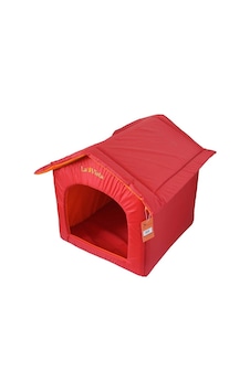 La Vista Dış Mekan Kedi Ve Küçük Köpek Evi Kırmızı 40-45-45cm