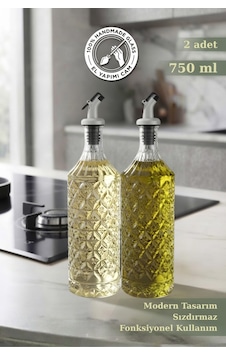 Selen Concept Örgü Model Büyük Boy El Yapımı Cam Yağdanlık Ve Sirkelik 2li Set Şeffaf Selen Concept Örgü Model Büyük Boy El Yapımı Cam Yağdanlık Ve Sirkelik 2li Set Şeffaf