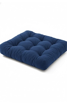 Rual Kadife Döşemelik Kumaştan Yer Pufu Sandalye Minderi Yer Minderi 60x60 Cm Lacivert Rual Kadife Döşemelik Kumaştan Yer Pufu Sandalye Minderi Yer Minderi 60x60 Cm Lacivert