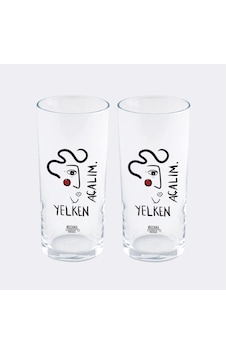 Anason İşleri Yelken Açalım Rakı Bardağı 2'li Set Anason İşleri Yelken Açalım Rakı Bardağı 2'li Set